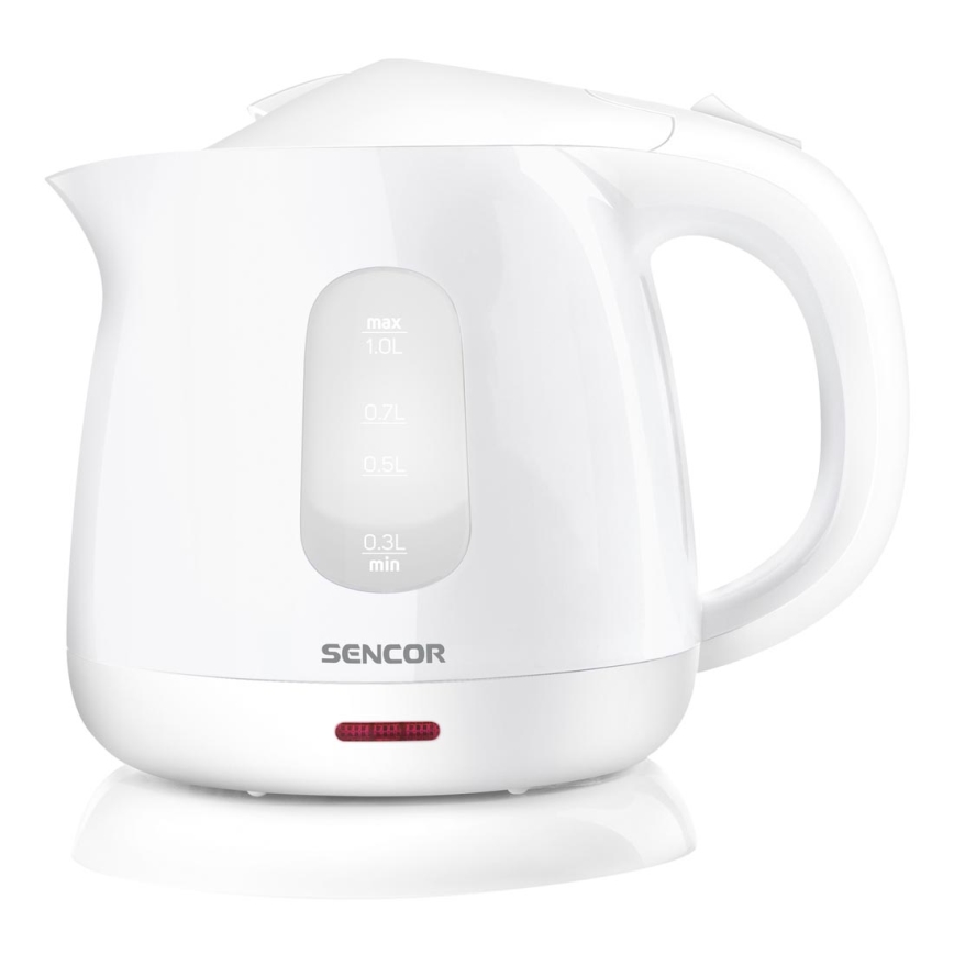 Sencor - Vattenkokare 1 l 1100W/230V vit