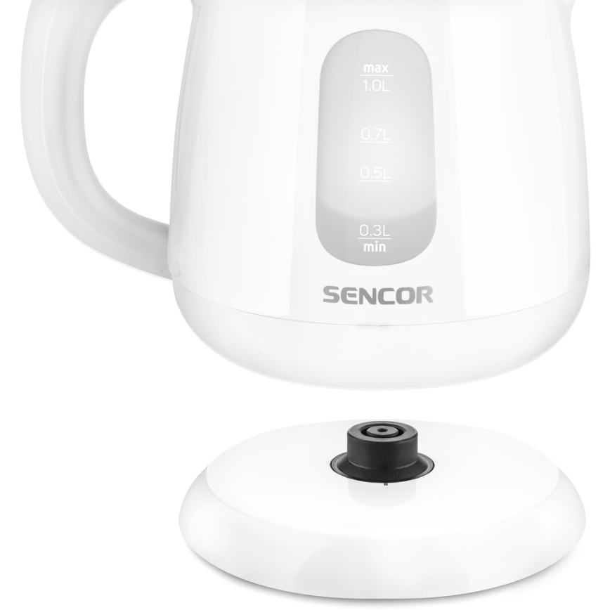 Sencor - Vattenkokare 1 l 1100W/230V vit