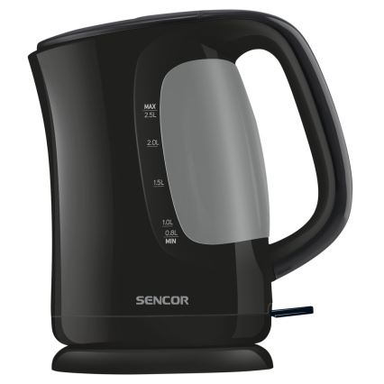Sencor - Vattenkokare 2,5 l 2200W/230V svart