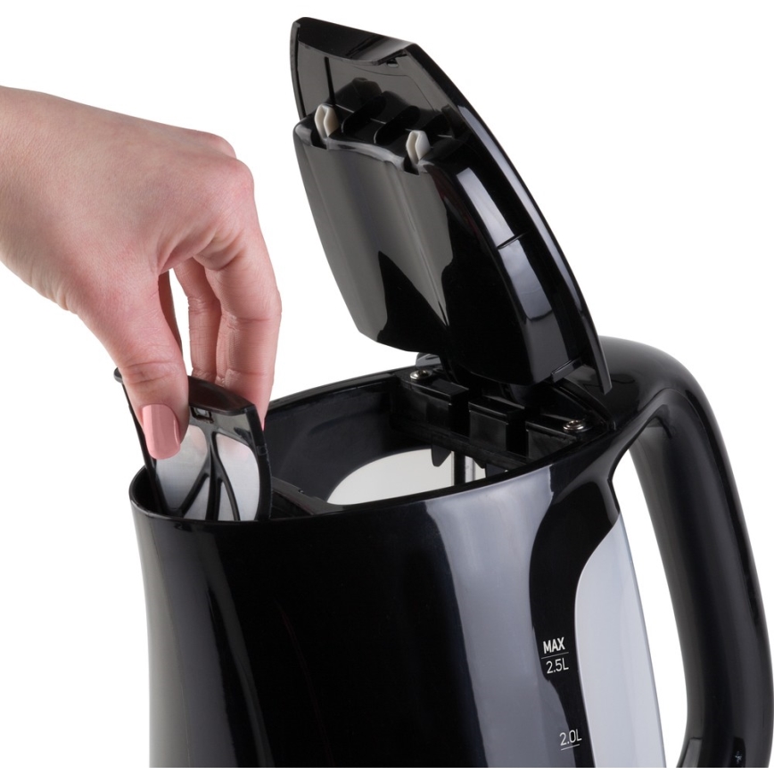 Sencor - Vattenkokare 2,5 l 2200W/230V svart
