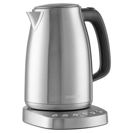 Sencor - Vattenkokare med termoreglering 1,7 l 2200W/230V rostfritt 