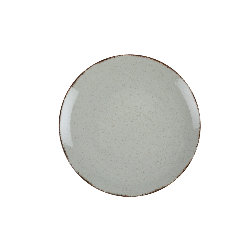 Servis 24 delar, grön/porslin