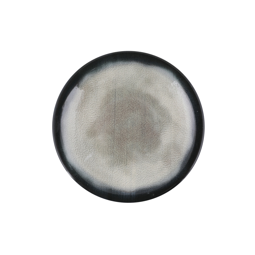 Servis 26 delar, blå/brun, porslin