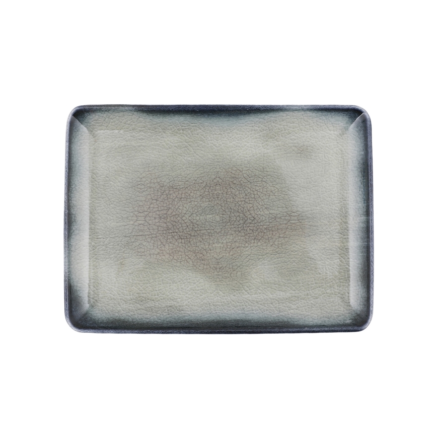 Servis 26 delar, blå/brun, porslin