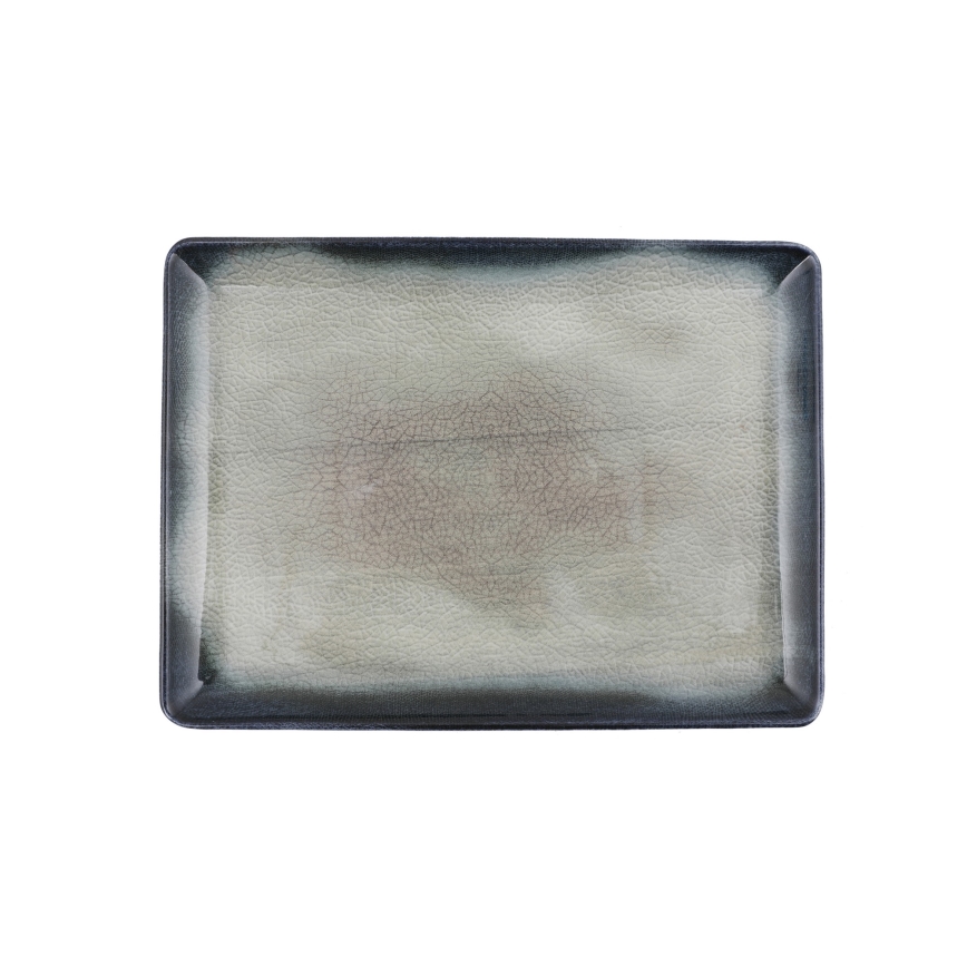 Servis 26 delar, blå/brun, porslin