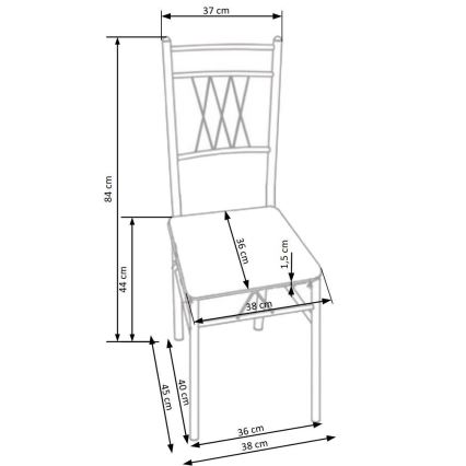 Servis FAUST metall/ek sonoma