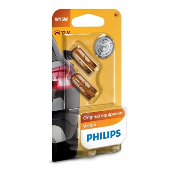 SET 2x Billampor Philips VISION 12396B2 W2,1x9,5D/5W/12V