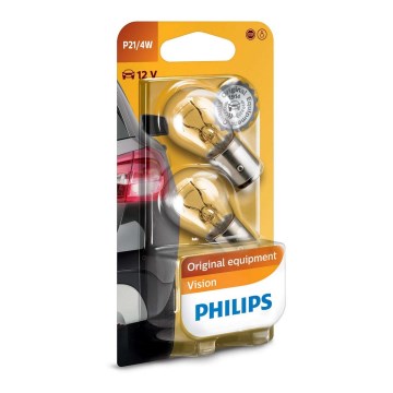 SET 2x Billampor Philips VISION 12594B2 BAZ15d/4W/12V