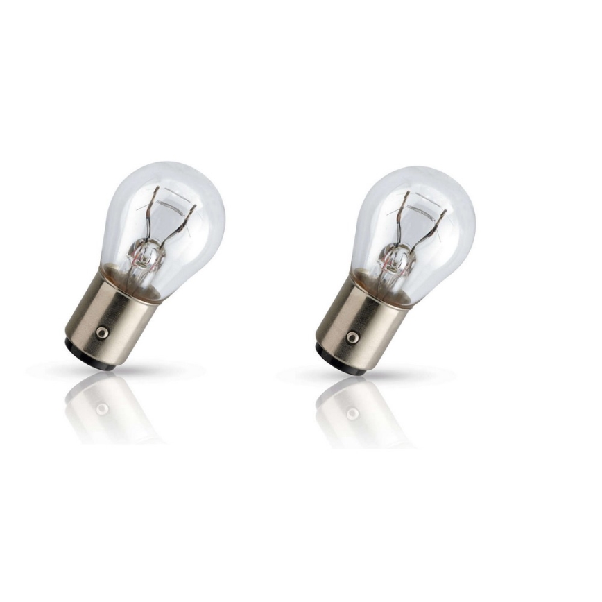 SET 2x Billampor Philips VISION 12594B2 BAZ15d/4W/12V