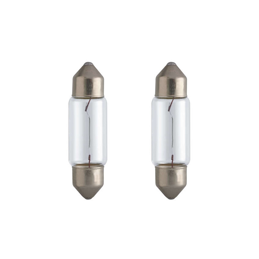 SET 2x Billampor Philips VISION 12844B2 C5W SW8,5/5W/12V