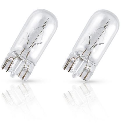 SET 2x Billampor Philips VISION PLUS WB T10 W2,1x9,5D/6W/12V