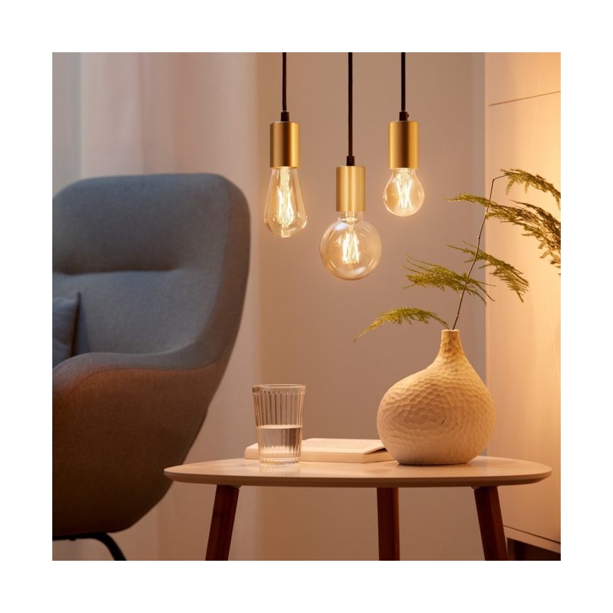 SET 2x LED Dimbara glödlampor VINTAGE FILAMENT ST64 E27/6,7W/230V 2000-5000K Wi-Fi - WiZ