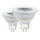 SET 2x LED-lampor GU5,3/MR16/3W 3000K - Eglo 11512