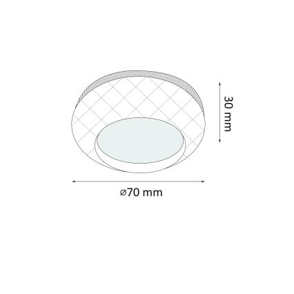 SET 2x LED Touch-orienteringslampa LED/4,5V/3xAAA