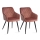 SET 2x Matstol RICO rosa