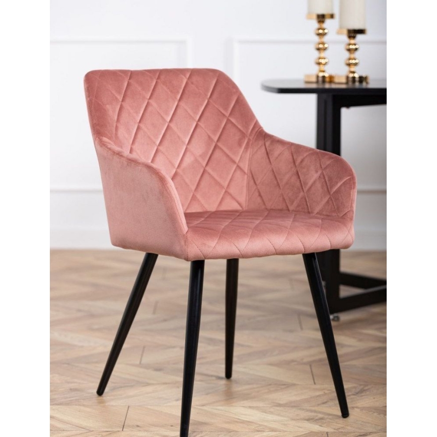 SET 2x Matstol RICO rosa
