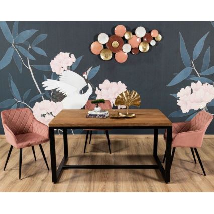 SET 2x Matstol RICO rosa