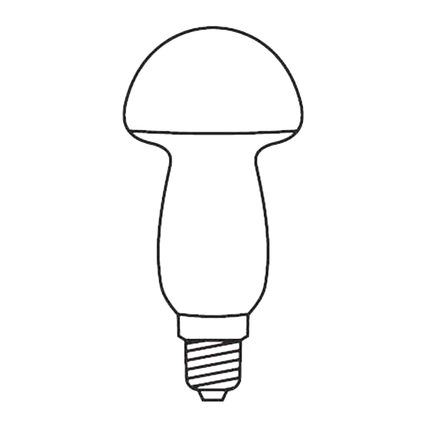 SET 3 x Reservlampor MUSHROOM E10/20V/0,1A röd tillverkad i Europa