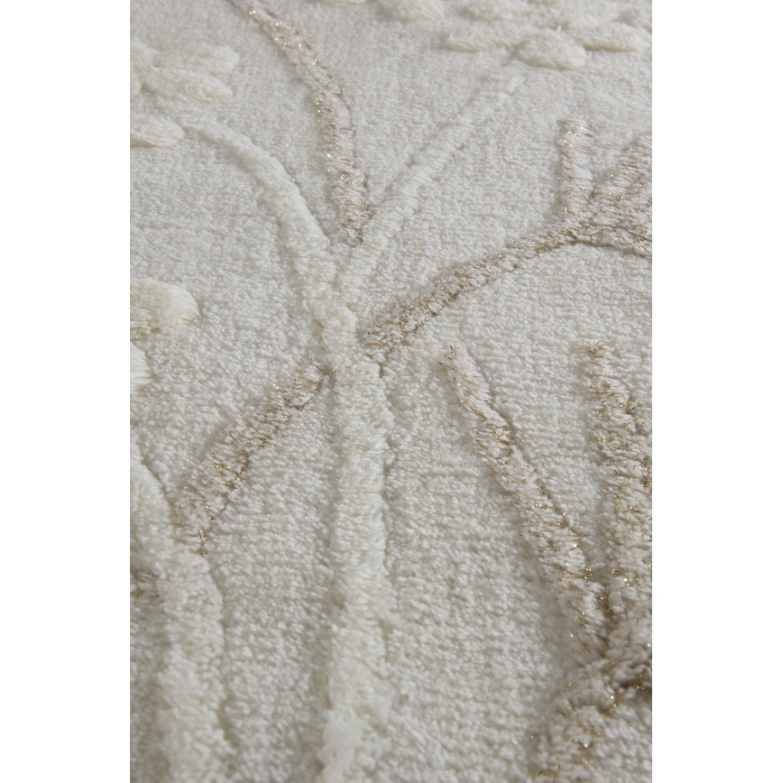 SET OM 3x Badrumsmatta ORKIDE 60/60/100 cm beige