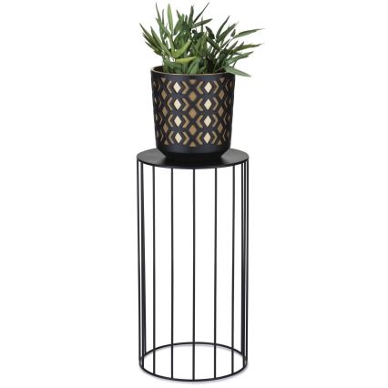 SET 3x Blomsterställ LOFT svart