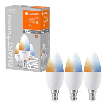 SET 3x Dimbara LED-lampor SMART+ E14/5W/230V 2700K-6500K - Ledvance