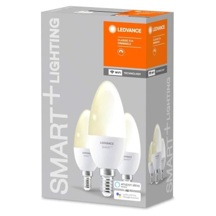 SET 3x Dimbara LED-lampor SMART+ E14/5W/230V 2700K - Ledvance