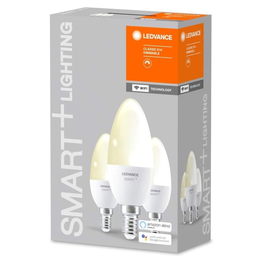 SET 3x Dimbara LED-lampor SMART+ E14/5W/230V 2700K - Ledvance