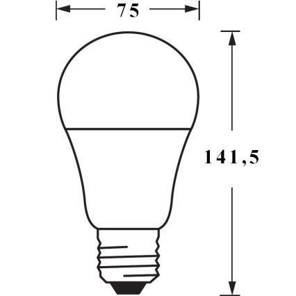 SET 3x Dimbara LED-lampor SMART+ E27/14W/230V 2,700K - Ledvance