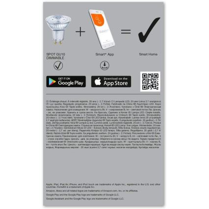 SET 3x Dimbara LED-lampor SMART+ GU10/5W/230V 2,700K - Ledvance