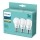SET 3x LED-lampor Philips A60 E27/8W/230V 2700K