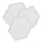 SET 3x LED RGBIC+CCT Dimbart panel - utbyggnad 3xLED/1,8W/230V Wi-Fi Tuya