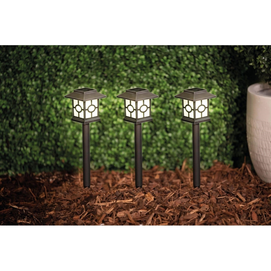 SET OM 3x LED Solcellslampa LED/1,2V 600 mAh
