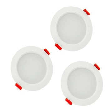 SET 3xLED Badrum Hängande Takbelysning MIRO LED/6W/230V IP44