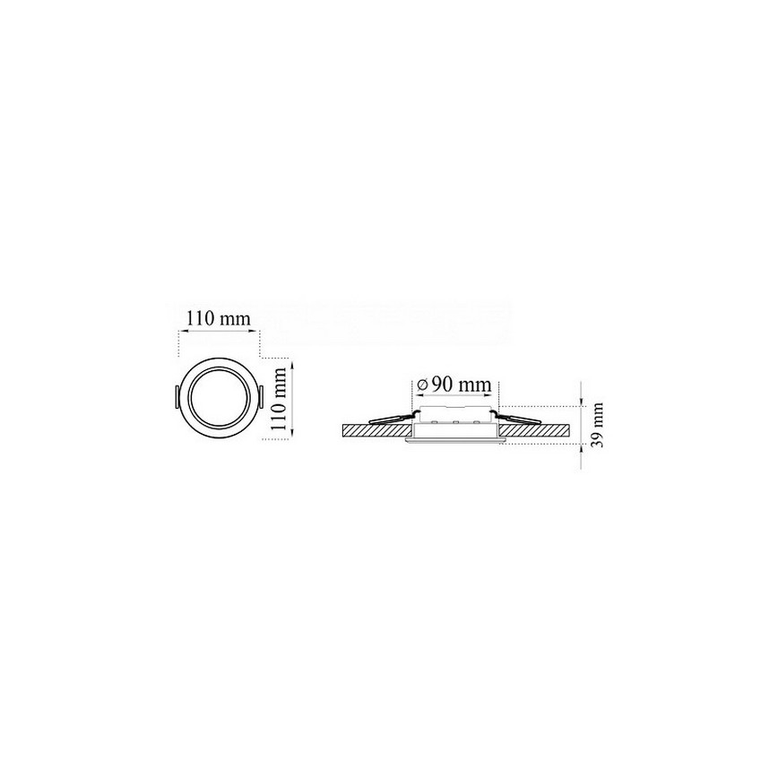 SET 3xLED Badrum Hängande Takbelysning MIRO LED/6W/230V IP44