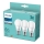 SET 3xLED-lampa Philips A60 E27/8W/230V 4000K
