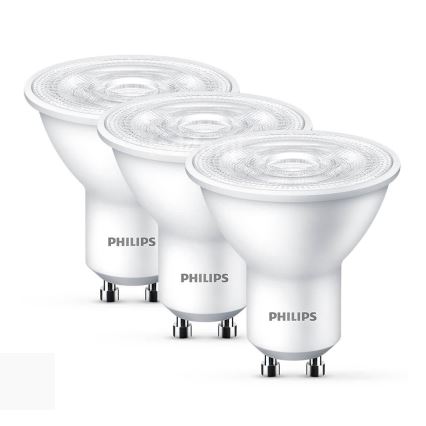 Set 3xLED-lampa Philips GU10/4,7W/230V 2700K