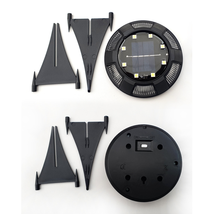 SET MED 4x LED Solcellslampa LED/1,2V 200 mAh IP44