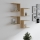 SET 4x Vägghylla BASE brun