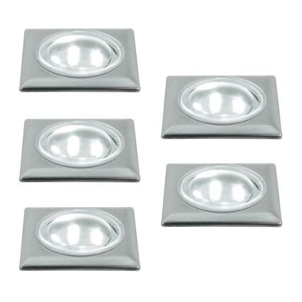 SET 5x LED Golvbelysning 5xLED/0,5W/230/12V