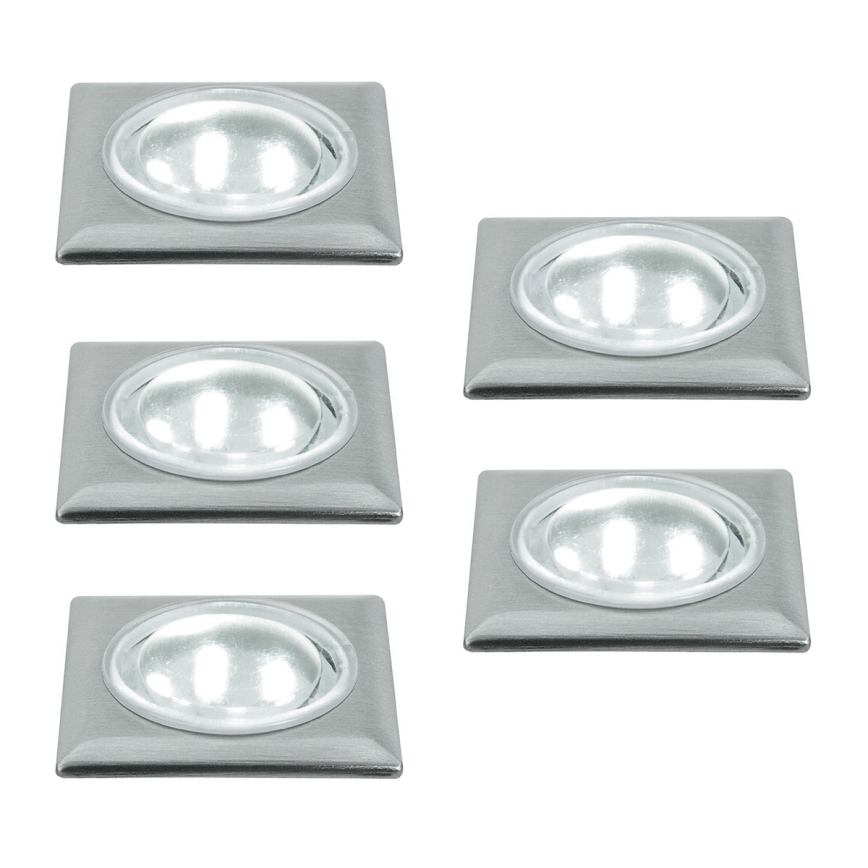 SET 5x LED Golvbelysning 5xLED/0,5W/230/12V