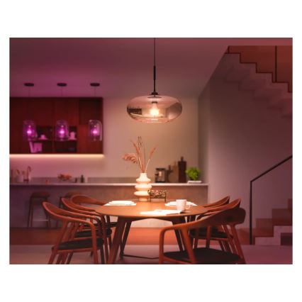 Set om 2 dimbara LED-lampor Philips Hue WHITE AND COLOR AMBIANCE E27/6W/230V 1000-20000K