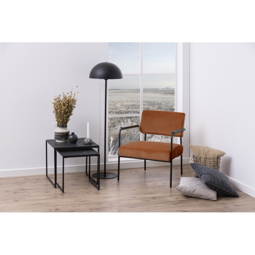 Set med soffbord ALMA 2 st antracit