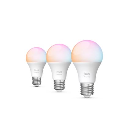 3-pack dimbara LED-lampor Philips Hue White And Color Ambiance Essential E27/8W/230V 2200-6500K