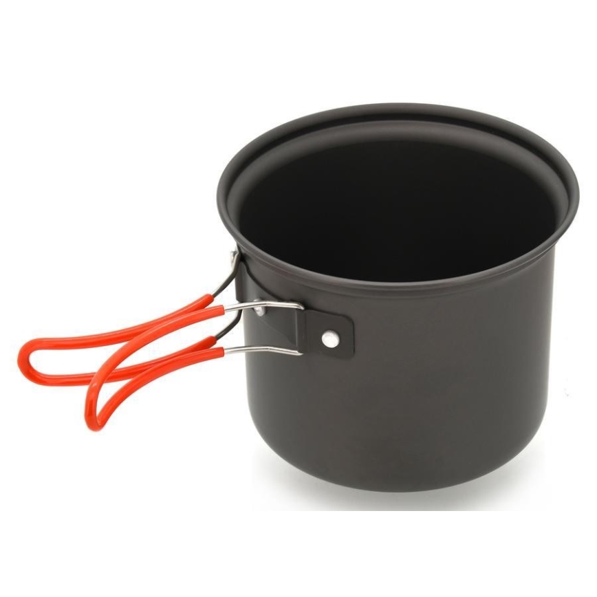 Set med camping köksredskap och svamp 4pcs