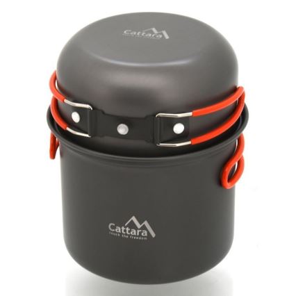 Set med camping köksredskap och svamp 4pcs