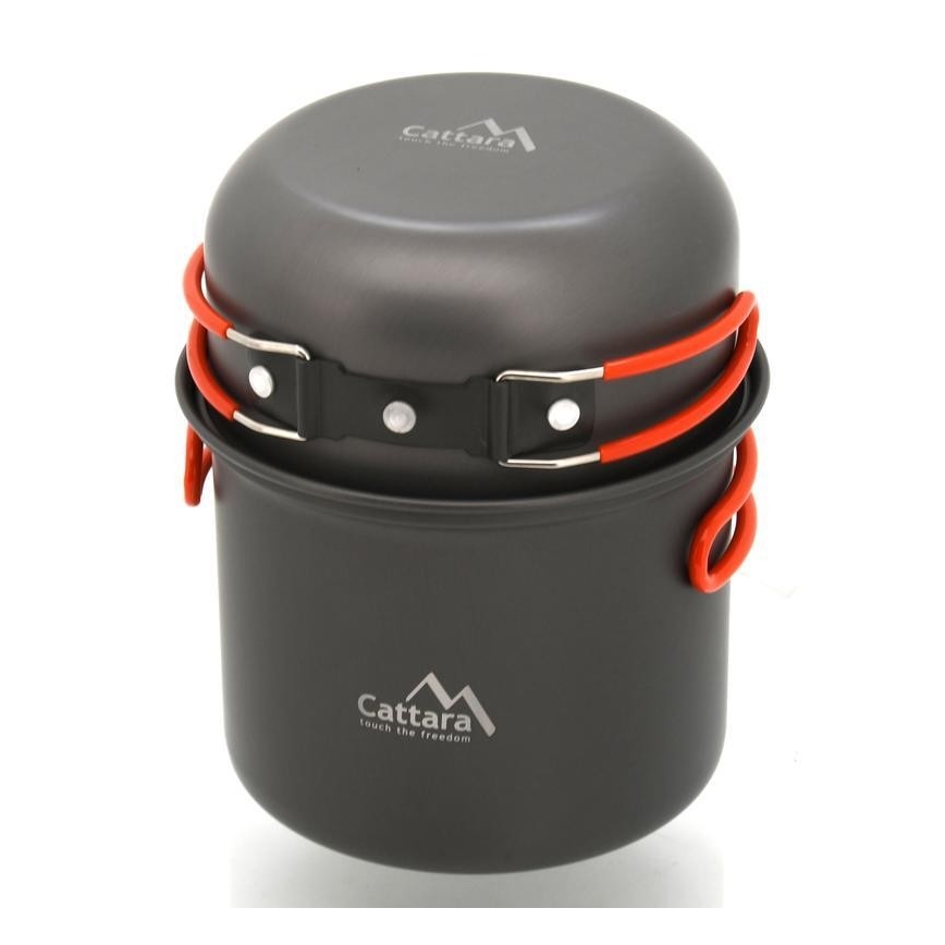 Set med camping köksredskap och svamp 4pcs