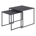 Set med soffbord ALMA 2 st antracit