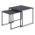 Set med soffbord ALMA 2 st antracit