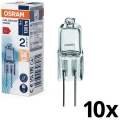 Set om 10 ugnslampor HALOSTAR G4/10W/12V 2700K - Osram