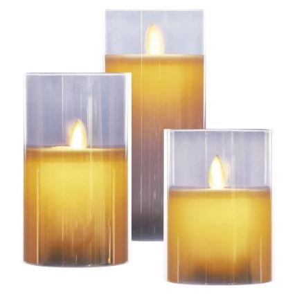 Set om 3 LED-ljus LED/6xAA